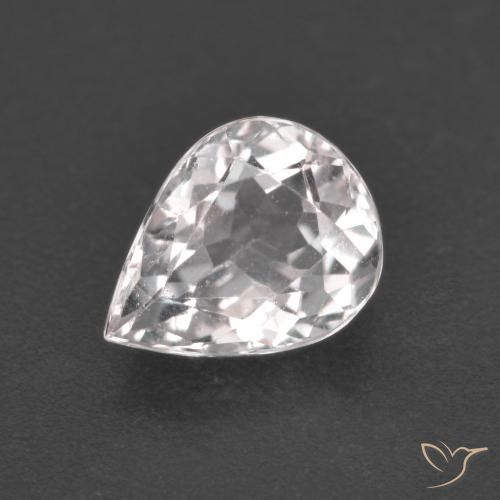 1.18ct Natürlicher hellrosa Morganit, Birnenform, VS
