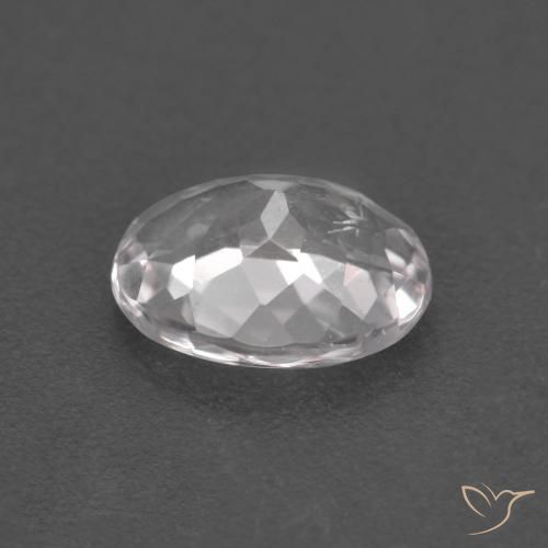 1,09 ctw natürlicher rosafarbener Morganit, Oval Schliff, VS
