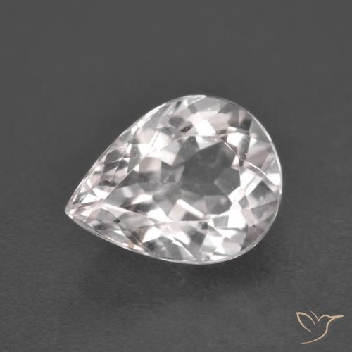 1.88ct Natürlicher hellrosa Morganit, Birnenform, VS