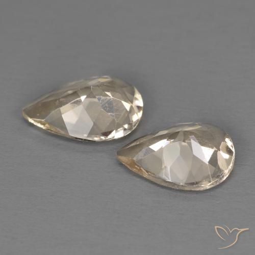 1.56 ct natürliche hellgolden Morganit-Edelsteine, Birnenform, VS