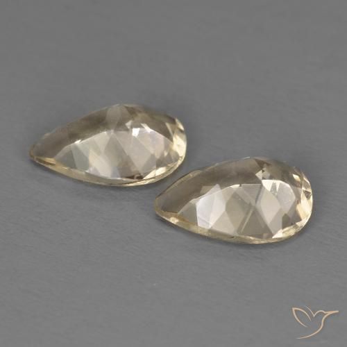 1.73 ct natürliche hellgolden Morganit-Edelsteine, Birnenform, VS