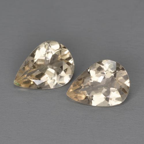 1.54 ct natürliche hellgolden Morganit-Edelsteine, Birnenform, VS
