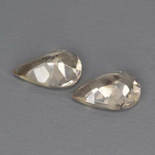 1.54 ct natürliche hellgolden Morganit-Edelsteine, Birnenform, VS