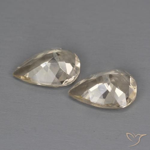 1.77 ct natürliche hellgolden Morganit-Edelsteine, Birnenform, VS