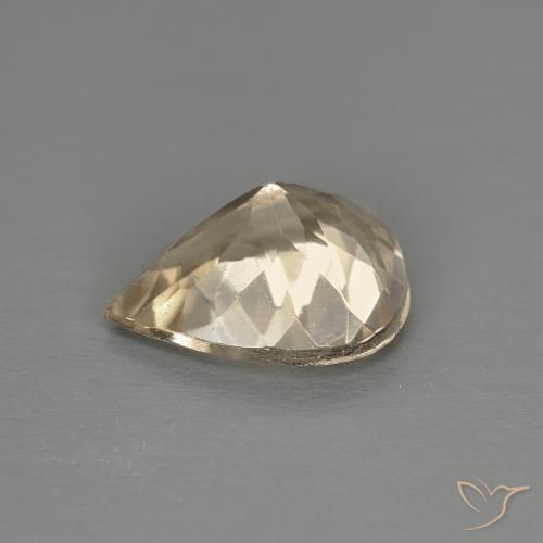 9,17 ctw natürlicher hellgolden Morganit, Birnenform, VS-SI