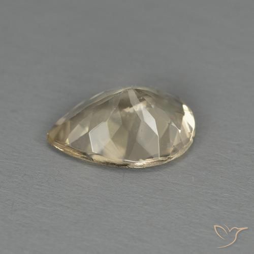 9,17 ctw natürlicher hellgolden Morganit, Birnenform, VS