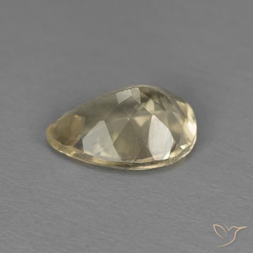 9,17 ctw natürlicher hellgolden Morganit, Birnenform, VS
