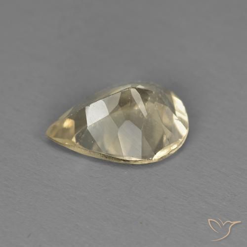 9,17 ctw natürlicher hellgolden Morganit, Birnenform, VS