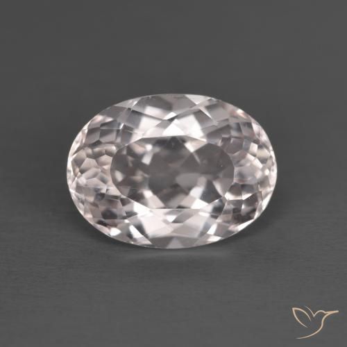 2.58ct Natürlicher hellrosa Morganit, Oval, VVS-VS