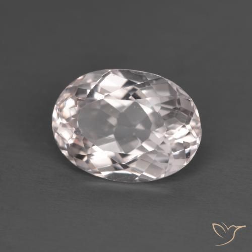 9,17 ctw natürlicher hellrosa Morganit, Oval, VVS-VS