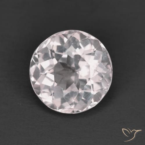 1.65ct Natürlicher hellrosa Morganit, Runden, VS