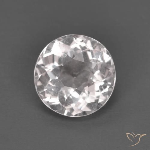 1.28ct Natürlicher hellrosa Morganit, Runden, VVS-VS
