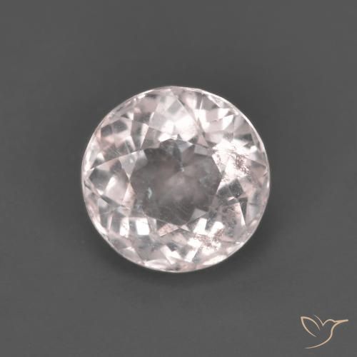 1.40ct Natürlicher hellrosa Morganit, Runden, VS-SI