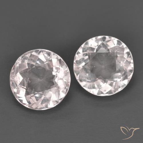 2.84 ct natürliche hellrosa Morganit-Edelsteine, Rund Schliff, VS