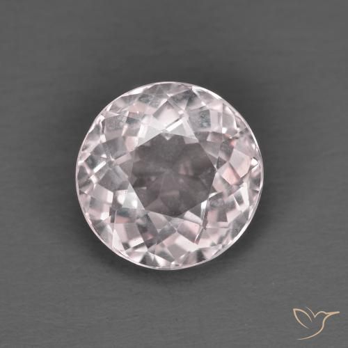 1.47ct Natürlicher hellrosa Morganit, Runden, VVS-VS