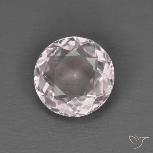 1.22ct Natürlicher hellrosa Morganit, Runden, VVS-VS