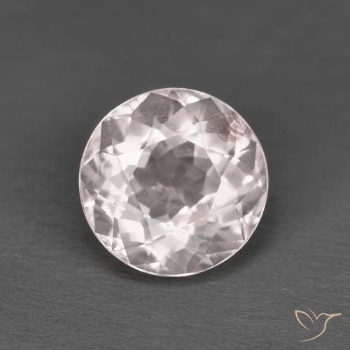 1.38ct Natürlicher hellrosa Morganit, Runden, VS