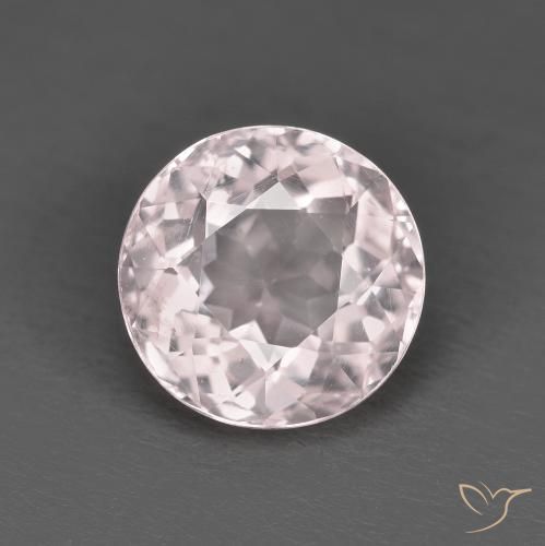 1.61ct Natürlicher hellrosa Morganit, Runden, VS