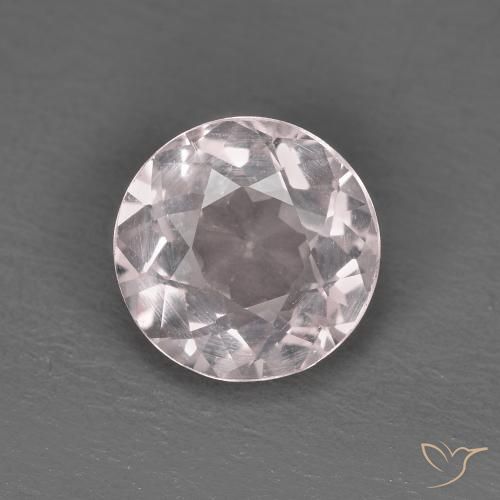 1.19ct Natürlicher hellrosa Morganit, Runden, VS