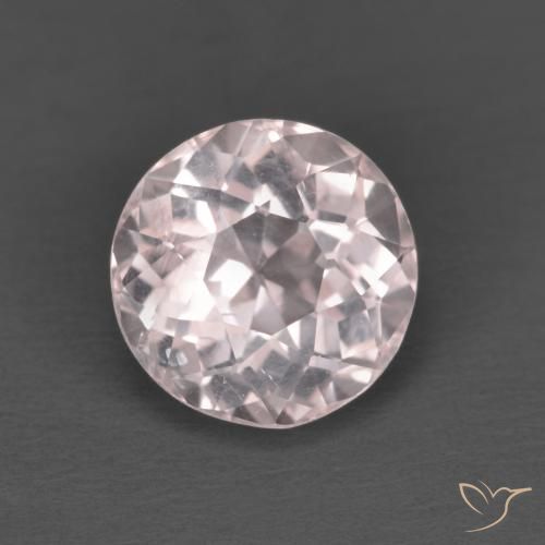 1.63ct Natürlicher hellrosa Morganit, Runden, VS