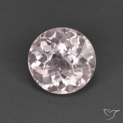 1.73ct Natürlicher Sehr helles Rosenrosa Morganit, Runden, VVS-VS