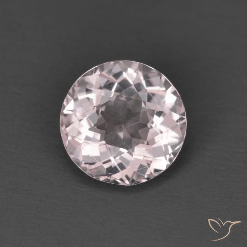 1.24ct Natürlicher hellrosa Morganit, Runden, VS