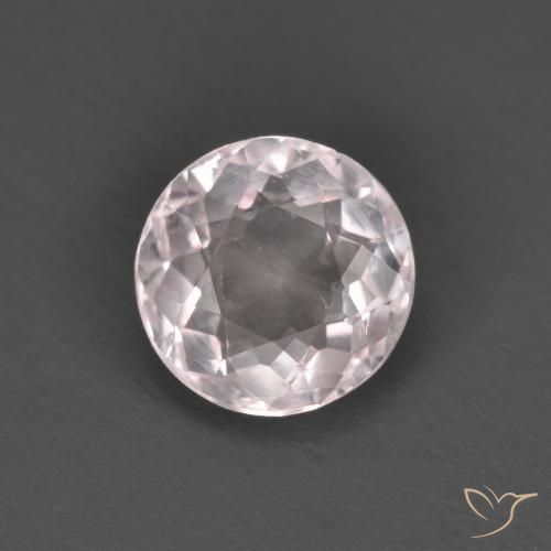 1.36ct Natürlicher hellrosa Morganit, Runden, VS