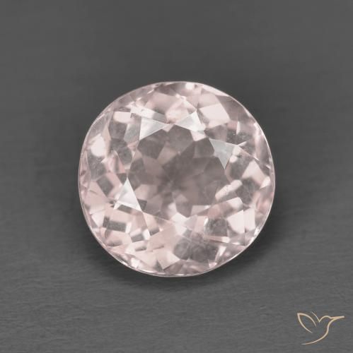 1.59ct Natürlicher hellrosa Morganit, Runden, VS