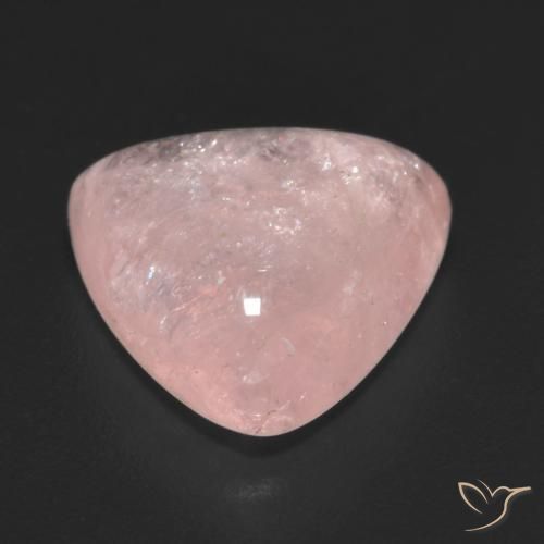 9,17 ctw natürlicher Korallenrosa Morganit, Trillion, Lichtdurchlässig