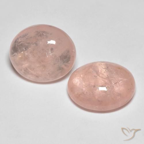 15.42 ct natürliche hellrosa Morganit-Edelsteine, Oval, Transparent