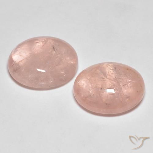 15.42 ct natürliche hellrosa Morganit-Edelsteine, Oval, Transparent