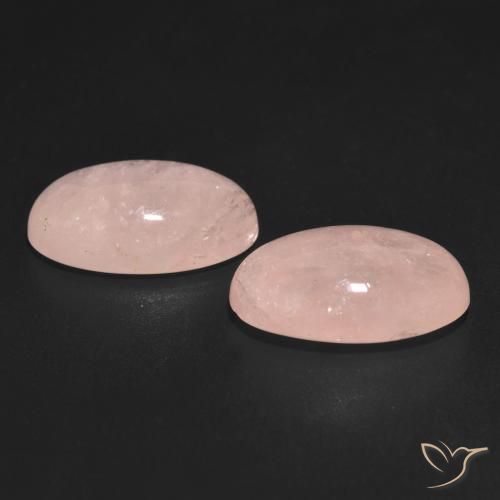 11.29 ct natürliche Mittelrosa Morganit-Edelsteine, Oval, Lichtdurchlässig