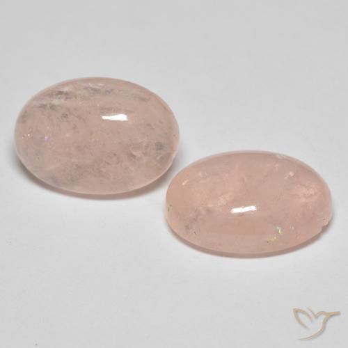 10.79 ct natürliche Mittelrosa Morganit-Edelsteine, Oval, Lichtdurchlässig