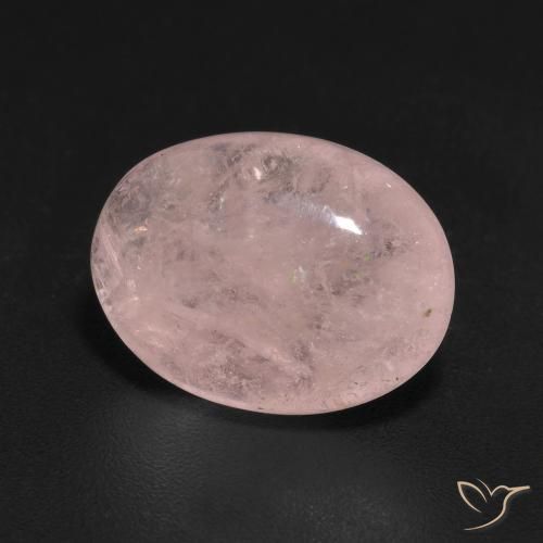 9,17 ctw natürlicher Korallenrosa Morganit, Oval, Lichtdurchlässig