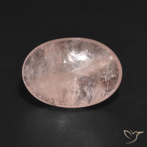 4.90ct Natürlicher Mittelrosa Morganit, Oval, Transparent