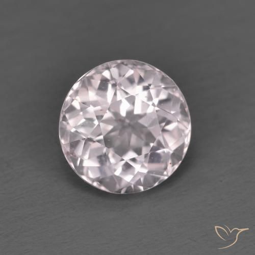 1.34ct Natürlicher Sehr helles Rosenrosa Morganit, Runden, VVS-VS