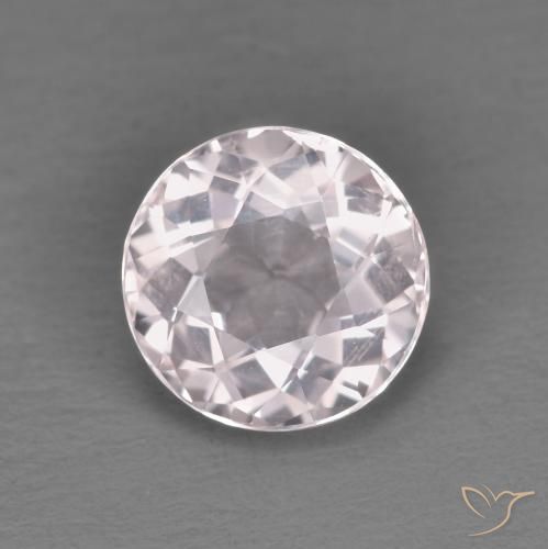 1.24ct Natürlicher hellrosa Morganit, Runden, VVS-VS