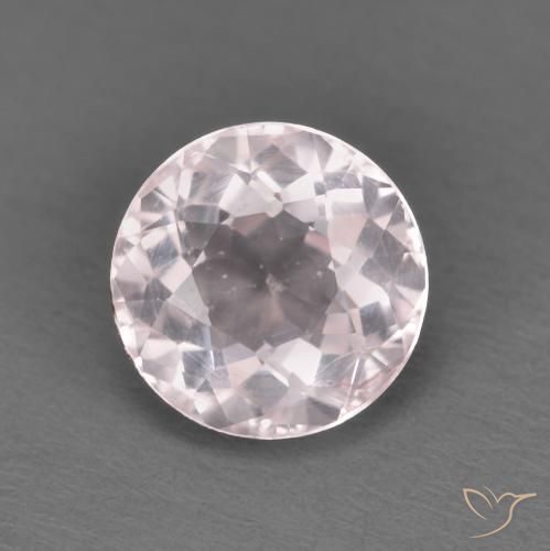 1.43ct Natürlicher hellrosa Morganit, Runden, VVS-VS