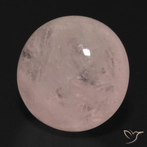 6.96ct Natürlicher rose-rosa Morganit, Runden, Lichtdurchlässig