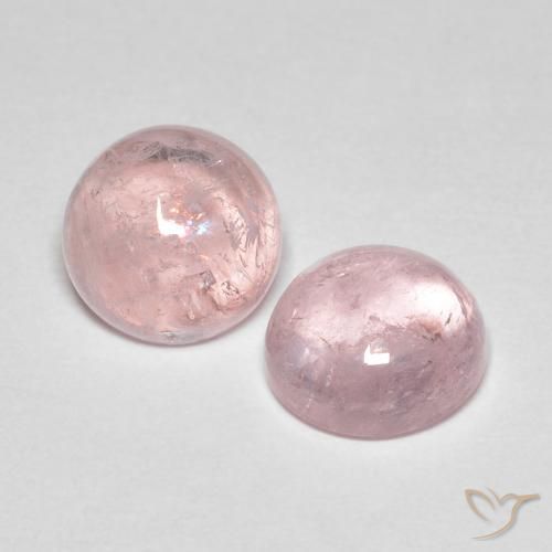 4.47ctw Natürlicher rose-rosa Morganit, Runden, Transparent
