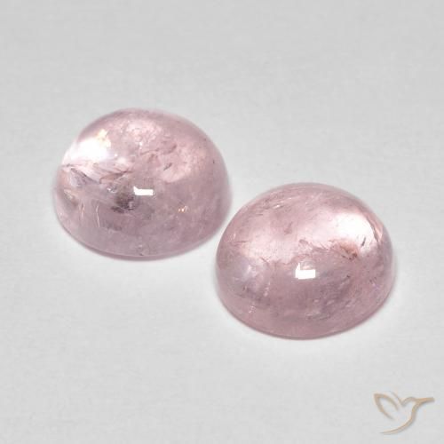 4.47 ct natürliche rose-rosa Morganit-Edelsteine, Runden, Transparent