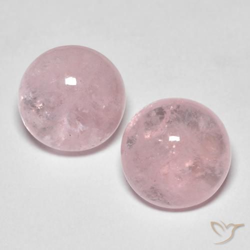 8,73 ct natürliche rosafarbener Morganit-Edelsteine, Rundschliff, Lichtdurchlässig