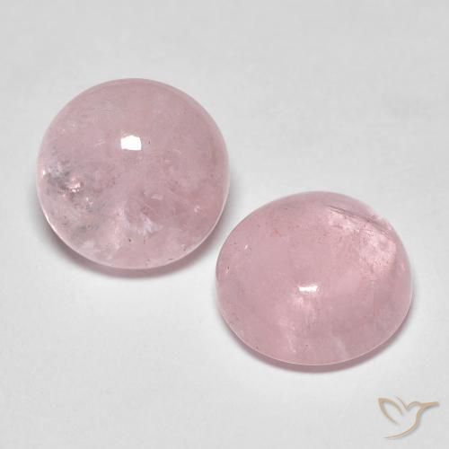 8,73 ct natürliche rosafarbener Morganit-Edelsteine, Rundschliff, Lichtdurchlässig