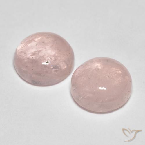 4.26 ct natürliche Mittelrosa Morganit-Edelsteine, Runden, Lichtdurchlässig