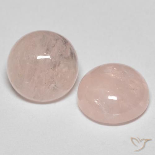 4.25 ct natürliche Mittelrosa Morganit-Edelsteine, Runden, Lichtdurchlässig