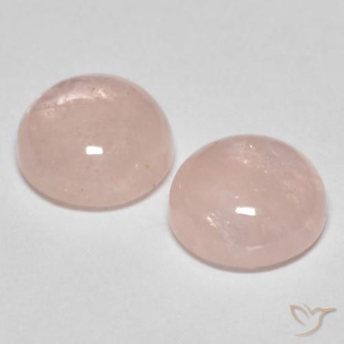 4.25 ct natürliche Mittelrosa Morganit-Edelsteine, Runden, Lichtdurchlässig