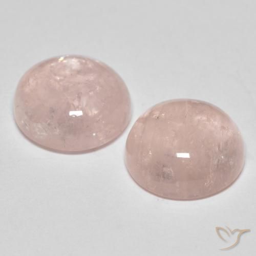 7.05 ct natürliche Flamingorosa Morganit-Edelsteine, Runden, Lichtdurchlässig