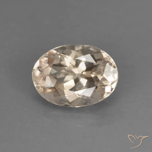 1.08ct Natürlicher Lachs-rosa Morganit, Oval, VVS-VS