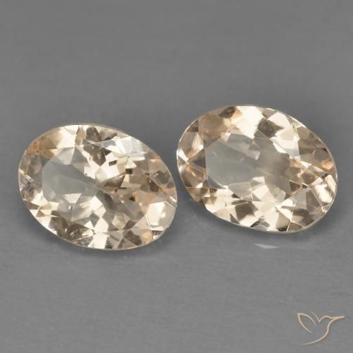 1.65 ct natürliche Lachs-rosa Morganit-Edelsteine, Oval, VVS-VS