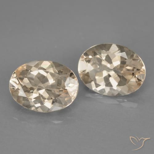 2.09 ct natürliche Lachs-rosa Morganit-Edelsteine, Oval, VS